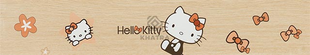 Gạch gỗ Hello Kitty