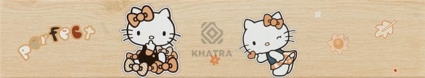 Gạch gỗ Hello Kitty