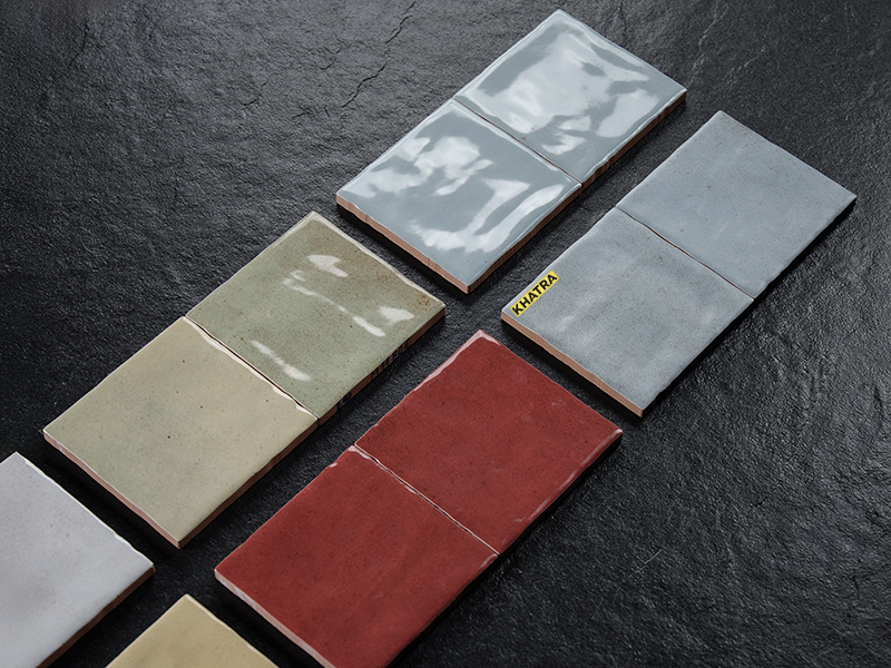 Mẫu gạch thẻ men gợn 10x10