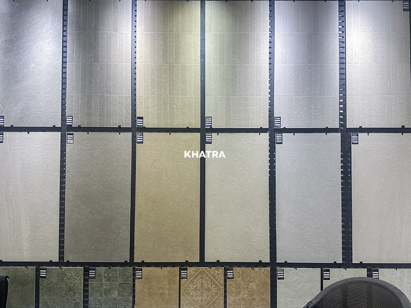 Bộ gạch ốp tường 600x1200 giả thẻ 