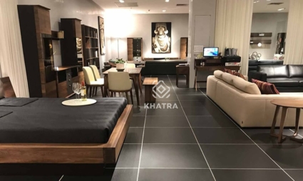 Phối cảnh gạch Super Black 60x60