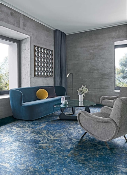 Gạch lát nền Marble Blue