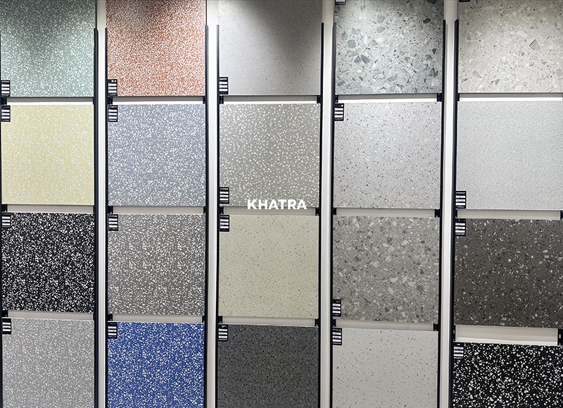 Bộ màu các mẫu gạch Terrazzo 600x600