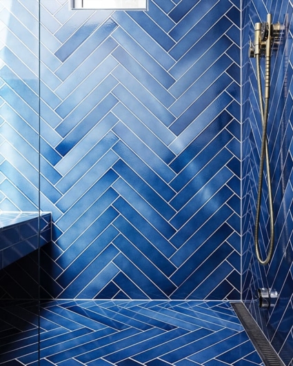 gạch thẻ Sapphire ốp tường WC