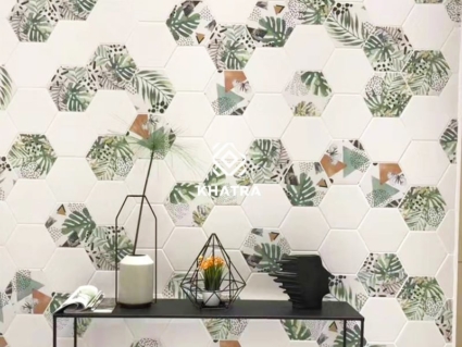 Bộ gạch lục giác 3D050 Vertical Garden