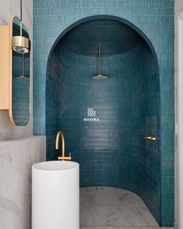 Gạch thẻ Stripe 92EBD77 ốp tường nhà tắm