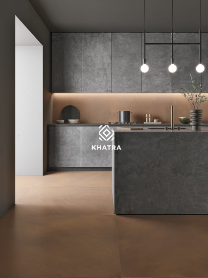 Gạch Metal nâu đỏ