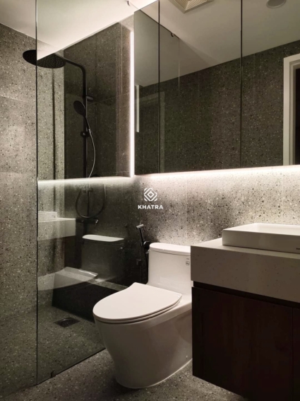 Terrazzo D6606 ốp tường toilet