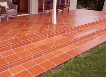 Gạch tàu 30x30 lát nền bậc tam cấp