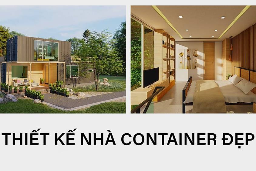 Thiết kế nhà container đẹp