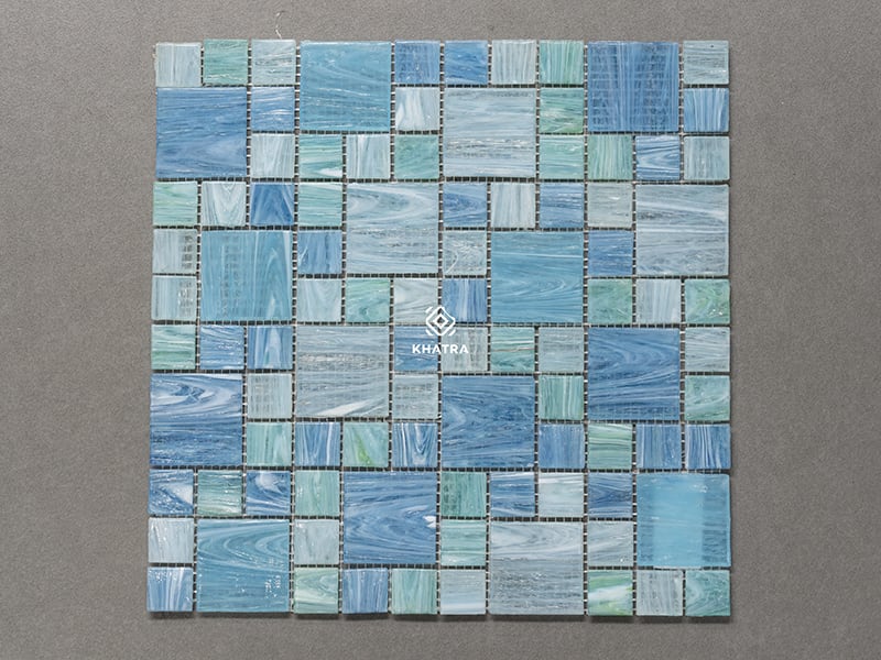 Mẫu gạch mosaic lát hồ bơi GT4437