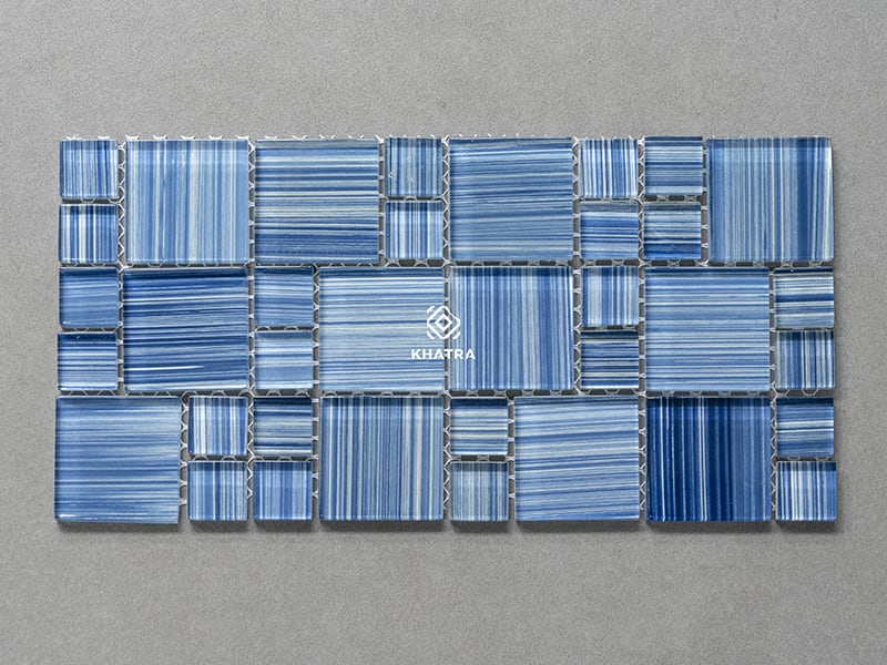 Gạch mosaic màu xanh JM4823C