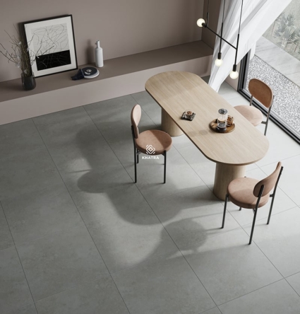 Gạch 600x600 lát nền phòng ăn KI-6032A