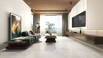 Mẫu gạch Marble 600x1200 Kamen lát nền