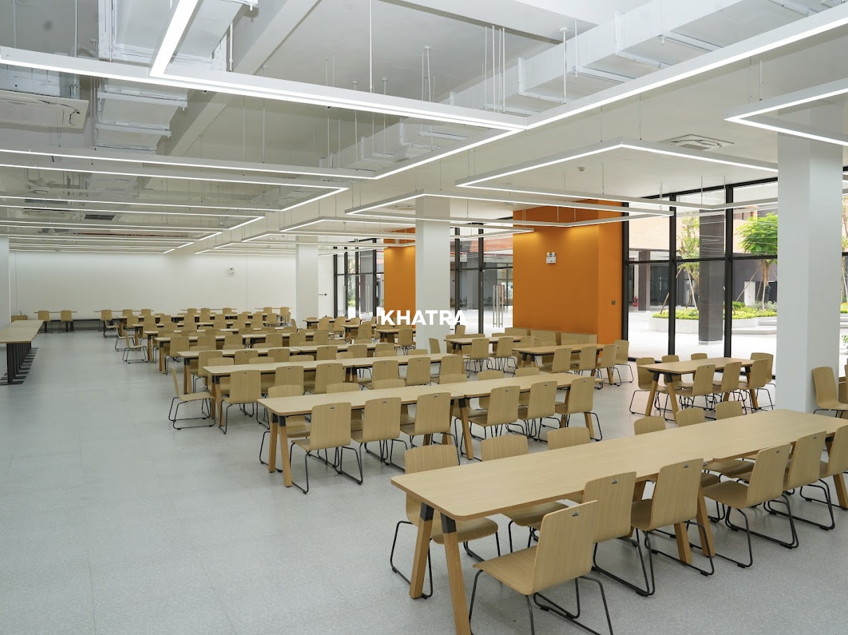 Gạch Terrazzo KR-W88236 lát nền Canteen