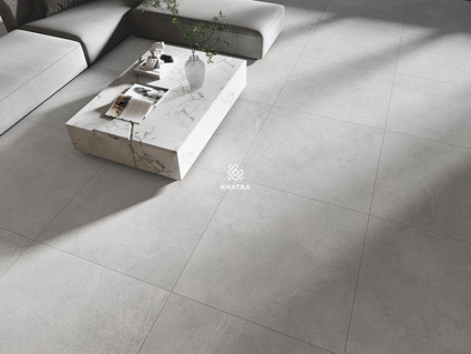 Gạch URBAN IVORY lát nền phòng khách