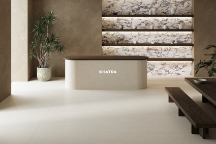 Pietra 12M lát nền phối Marble Viola ốp tường sảnh nhà hàng