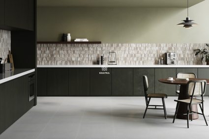 KR-88712 phối Mosaic đá ốp lát bếp