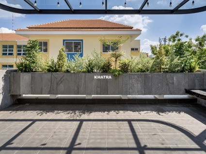 Gạch lát sân thượng vân đá mài