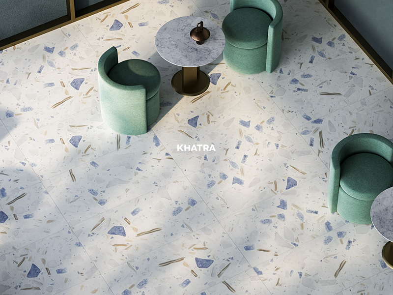 Gạch Terrazzo KHA-126088 lát nền nhà hàng