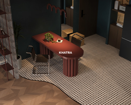 Gạch bông Terrazzo lát nền khu vực lối vào