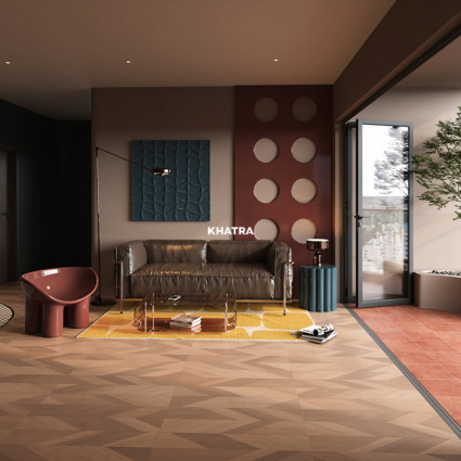 Thiết kế căn hộ phong cách Mid-Century Modern