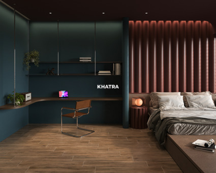 Thiết kế phòng ngủ phong cách Mid-century