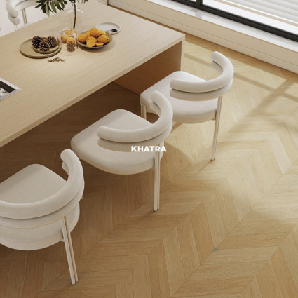 Gạch gỗ KF-12M7021 lát nền phòng ăn