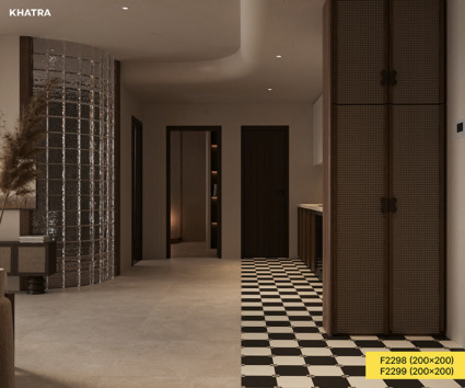 Phối màu gạch bông lát nền không gian bếp