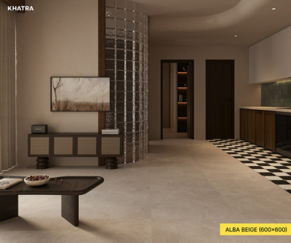 Thiết kế phòng khách bếp phong cách Japandi