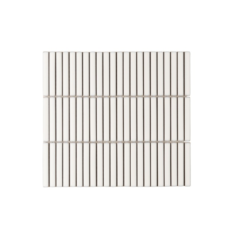 Map gạch Mosaic Stripe 92TTEB-D03 White