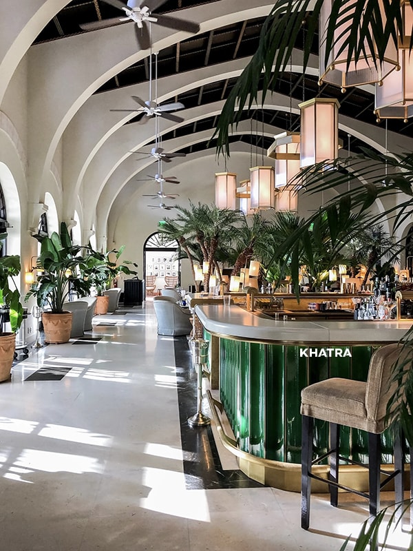 Gạch thanh tre BAR602 ốp quầy bar nhà hàng