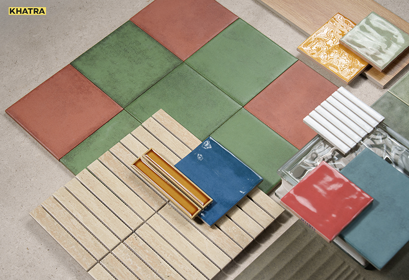 Bộ sưu tập gạch Bauhaus mix Pop Art