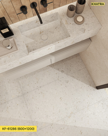 Gạch Terrazzo KF-61286 lát nền phòng tắm