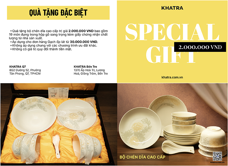 Quà tặng đặc biệt Tháng 10