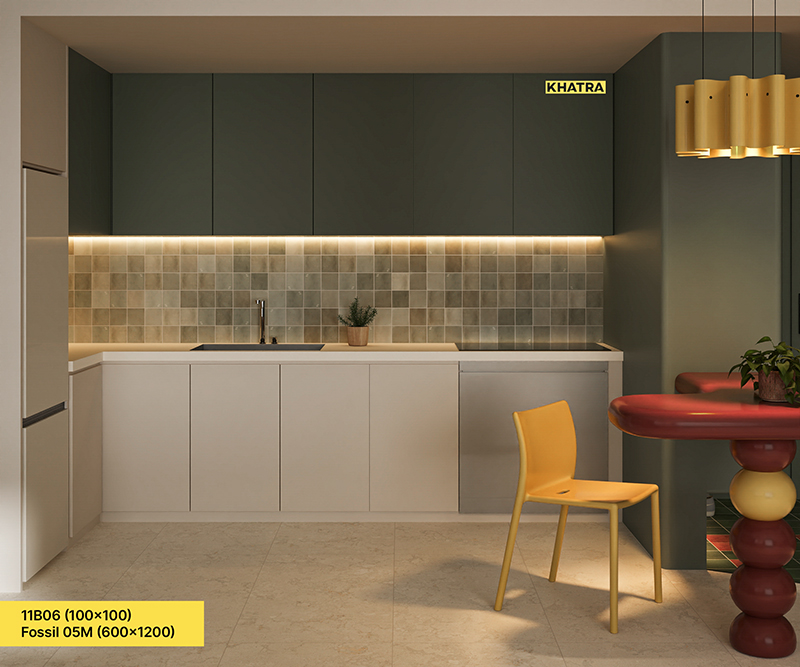 Gạch thẻ 11B06 100x100 ốp bếp