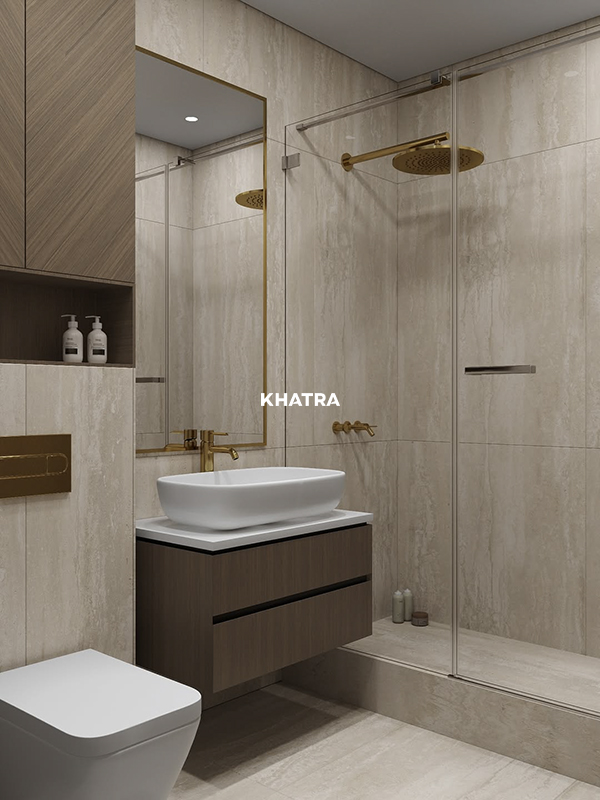 Gạch Travertine TCX-G12T06J ốp lát nhà tắm
