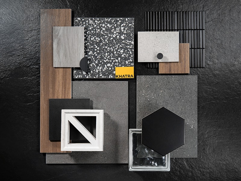 Flatlay bộ sưu tập gạch Industrial Modern