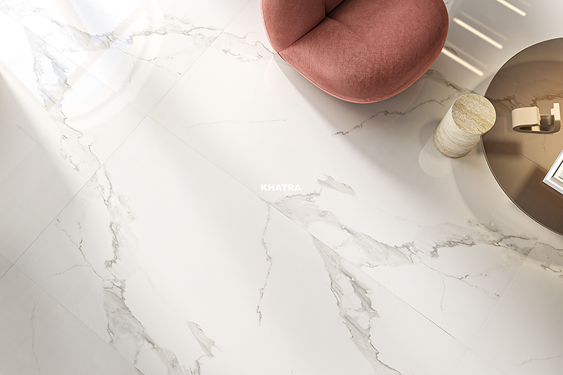 Gạch khổ lớn KGH-TH801602 lát nền phòng khách