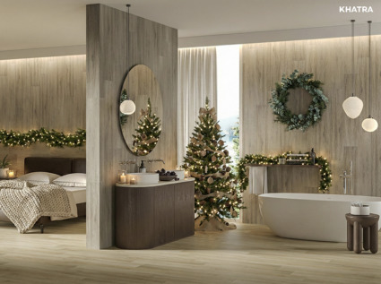 Phòng ngủ khách sạn sử dụng toàn bộ gạch gỗ ốp lát Phòng ngủ khách sạn sử dụng toàn bộ gạch gỗ ốp lát