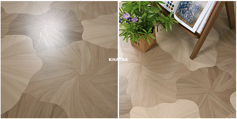 Gạch gỗ CTA-M21 lát nền phòng khách