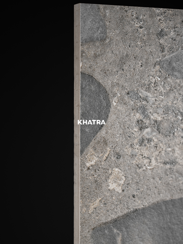 Chi tiết hiệu ứng và cạnh gạch Terrazzo Lithos 03M