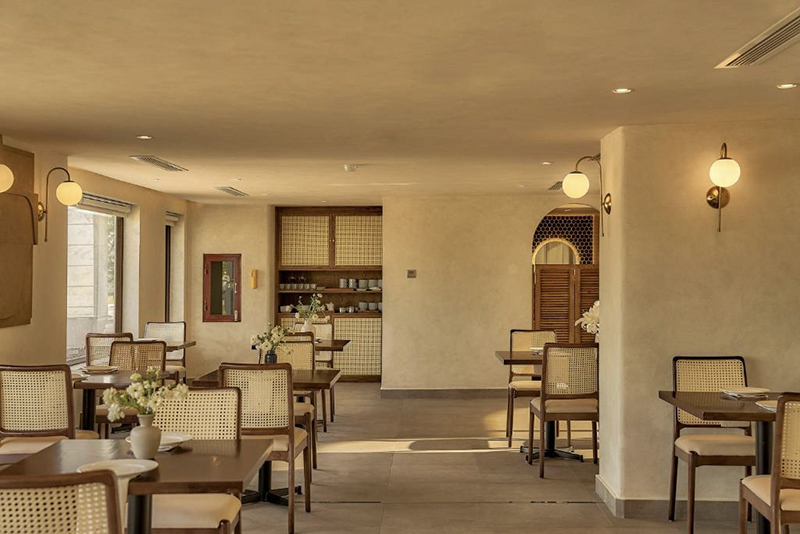 Thiết kế khu vực nhà hàng tại dự án Rubens Boutique Hotel