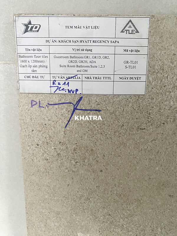 Ký duyệt mẫu dự án khách sạn 5 sao Hyatt Sapa